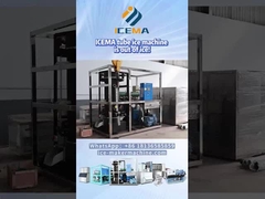 آلة ثلج الأنابيب في منتصف إعطاء الثلج