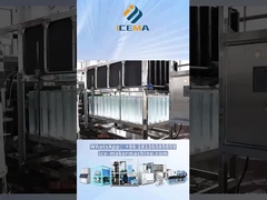 الثلج من آلة الثلج الواضحة!