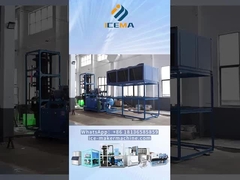 تشغيل آلة ثلج الأنابيب الكبيرة