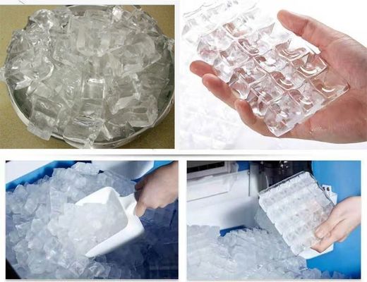 آلة تصنيع مكعبات الثلج الصناعية 7T / 24h للمنزل / المطعم / المتجر / الشرب / البار
