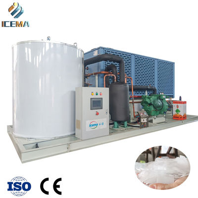 آلة صنع شرائح الثلج بالمياه العذبة أوتوماتيكية بالكامل 25T / H 380V