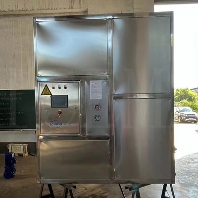 توفير الطاقة ICEMA 1T-10T آلة ثلج مكعب صناعية لصناعة الأغذية والمشروبات