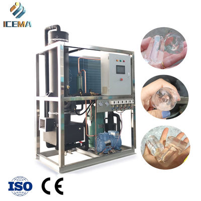سعر جيد آلة صنع الثلج الصناعية للطعام 1T 5T 10T سهلة التشغيل 220V / 380V الانترنت