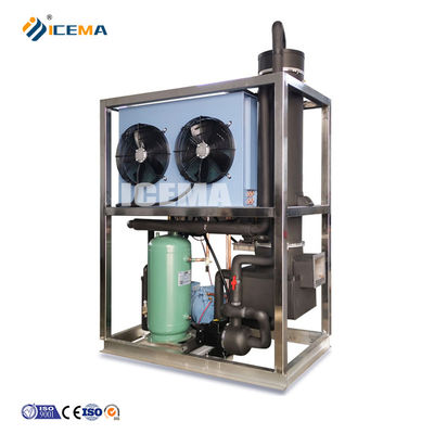 آلة صنع الثلج الصناعية للطعام 1T 5T 10T سهلة التشغيل 220V / 380V