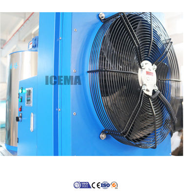 3.6KW صناعية محمولة صانع رقائق الثلج للأسماك 1T / 2T / 3T / 5T رقائق الثلج آلة