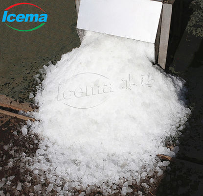 ICEMA الفولاذ الكربوني الجليد المحلول المكسر الحفاظ على الطازج للمطاعم الطاقة 220V / 380V