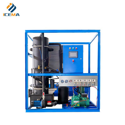 آلة ثلج الأنابيب الصناعية 1 طن مع 4600W الطاقة المباشرة