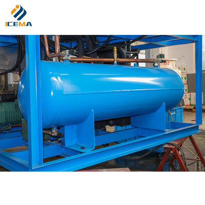 آلة ثلج الأنابيب الصناعية 1 طن مع 4600W الطاقة المباشرة