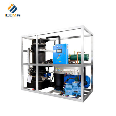 5 طن آلة ثلج الأنابيب الفولاذ المقاوم للصدأ BMT50 للمنتجات في 2750 * 1650 * 2520mm الحجم