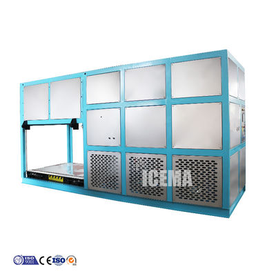 توفير الطاقة 3T الصناعية قطعة الثلج صانع آلة مع 380V / 3P / 50Hz إمدادات الطاقة