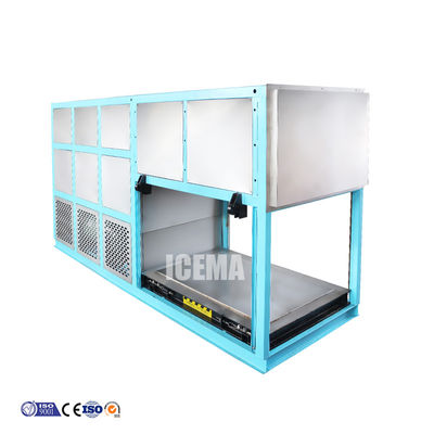توفير الطاقة 3T الصناعية قطعة الثلج صانع آلة مع 380V / 3P / 50Hz إمدادات الطاقة