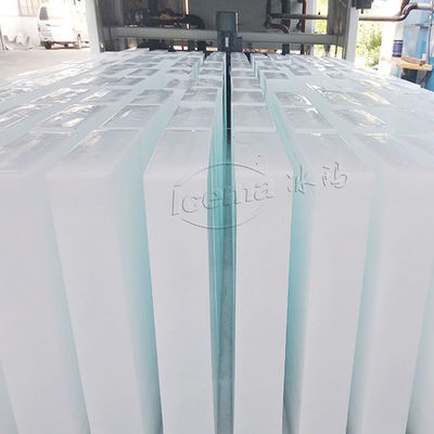 توفير الطاقة 3T الصناعية قطعة الثلج صانع آلة مع 380V / 3P / 50Hz إمدادات الطاقة