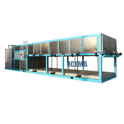 التبريد المباشر الكتلة الآلية آلة صنع الثلج 10T 15T 20T 25T 30T والأداء