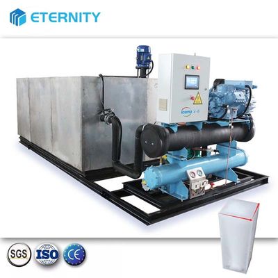 شراء 500kg/day-50ton/day آلة تجميد أوتوماتيكية للكتل المالحة مع التكثيف بالهواء online manufacture