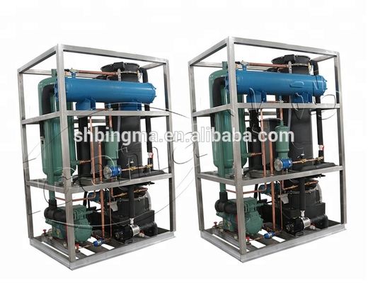 شراء 5T 5000kg PLC Controlled Stainless Steel 304 Tube Ice Machine with Air/Water Cooling online manufacture