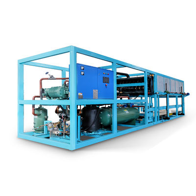 سعر جيد 6450*2360*2530mm L*W*H آلة صنع كتلة الجليد الجاف لقدرة يومية 1-10 طن الانترنت