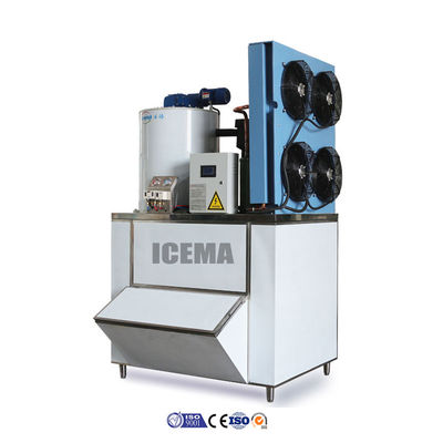 سعر جيد 3.6KW صناعية محمولة صانع رقائق الثلج للأسماك 1T / 2T / 3T / 5T رقائق الثلج آلة الانترنت